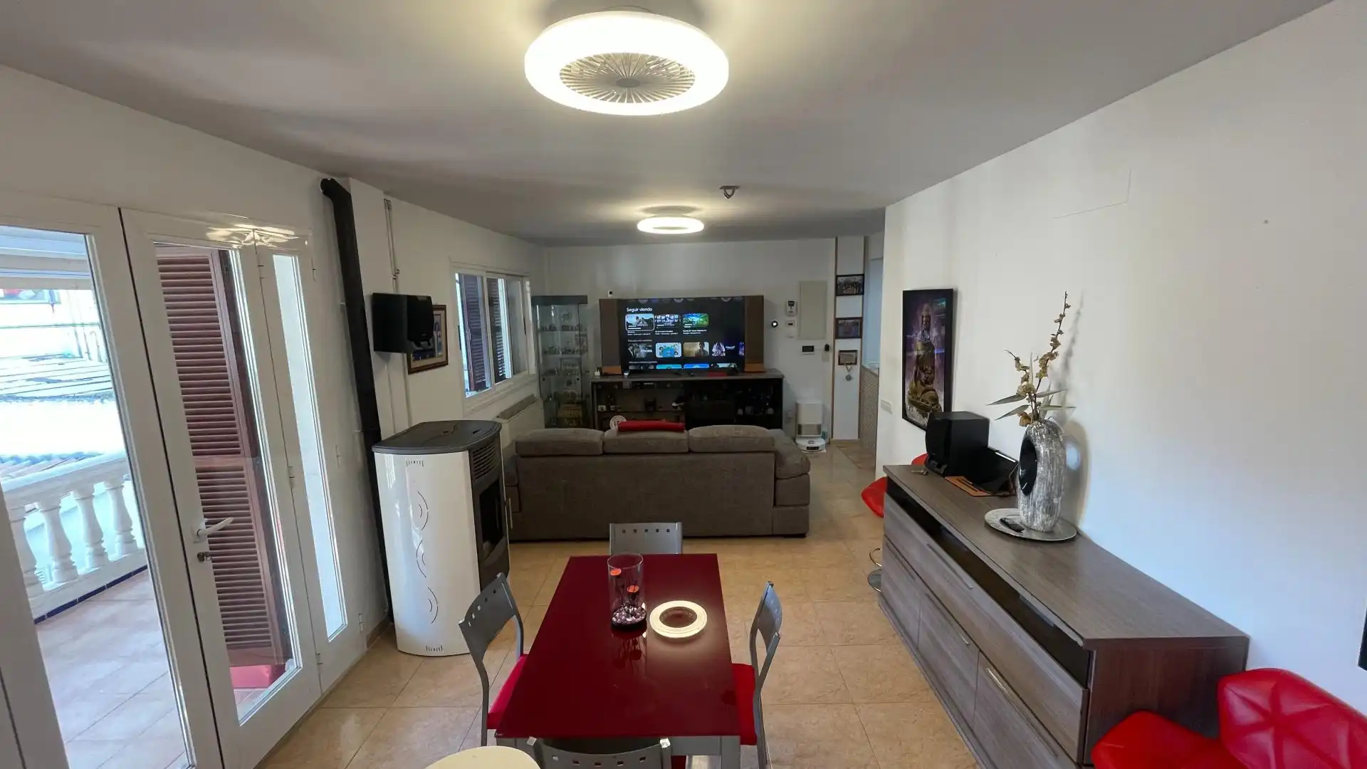 Sala de estar de Casa adosada en venta en  Palma de Mallorca con Calefacción y Amueblado