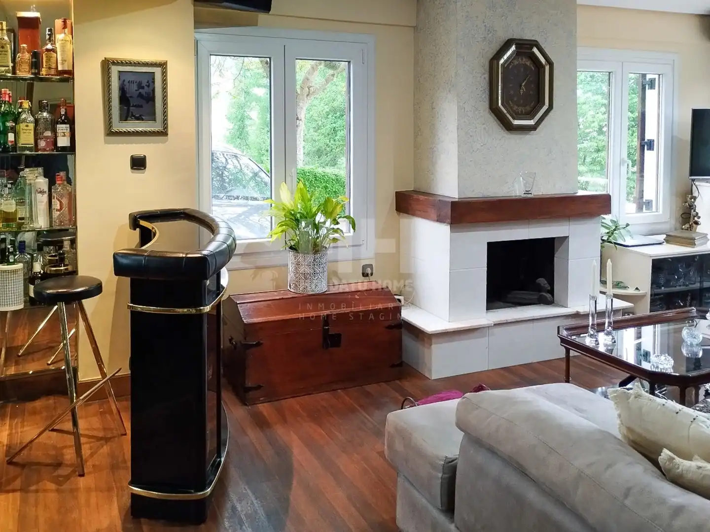 Sala de estar de Casa o chalet en venta en Hernialde con Calefacción, Jardín privado y Terraza