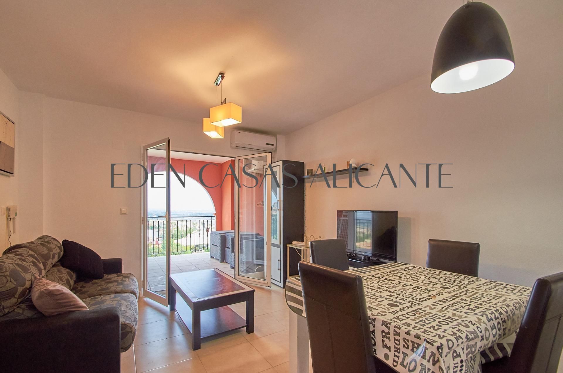 Living room of Flat for sale in Mutxamel  with Air Conditioner, Heating and Private garden