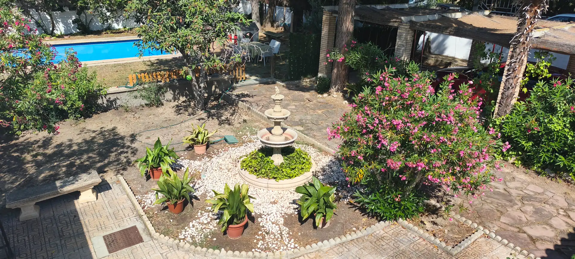 Jardí de Casa o xalet en venda en Cadrete amb Aire condicionat, Jardí privat i Terrassa