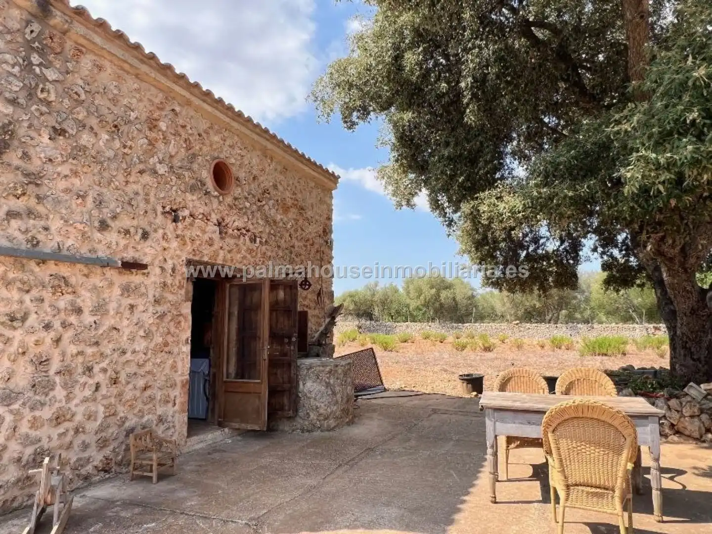 Vista exterior de Finca rústica en venta en Llubí con Terraza y Piscina