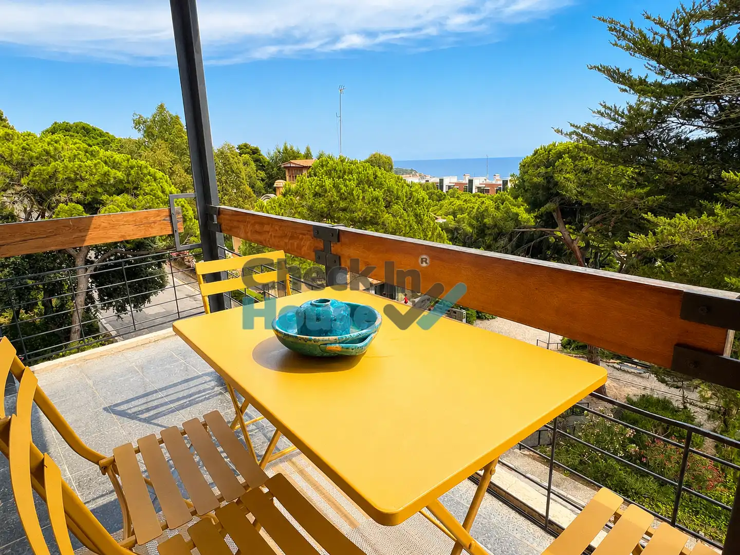 Terrassa de Apartament de lloguer en Sant Feliu de Guíxols amb Moblat, Forn i Rentadora