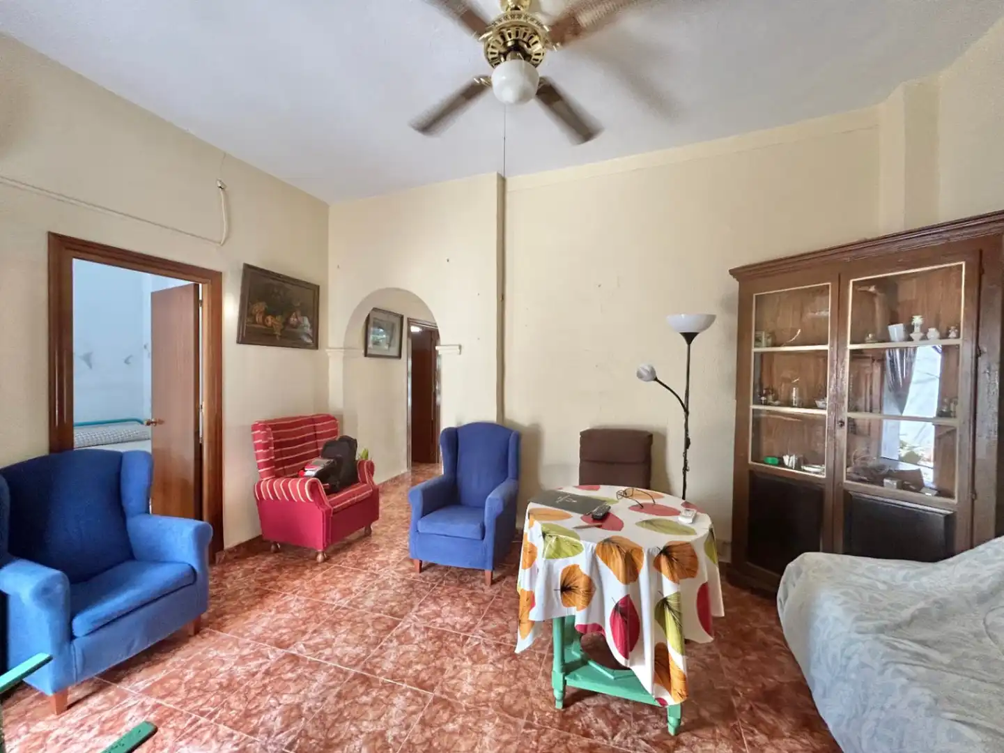 Sala d'estar de Casa adosada en venda en Málaga amb Aire condicionat, Terrassa i Traster