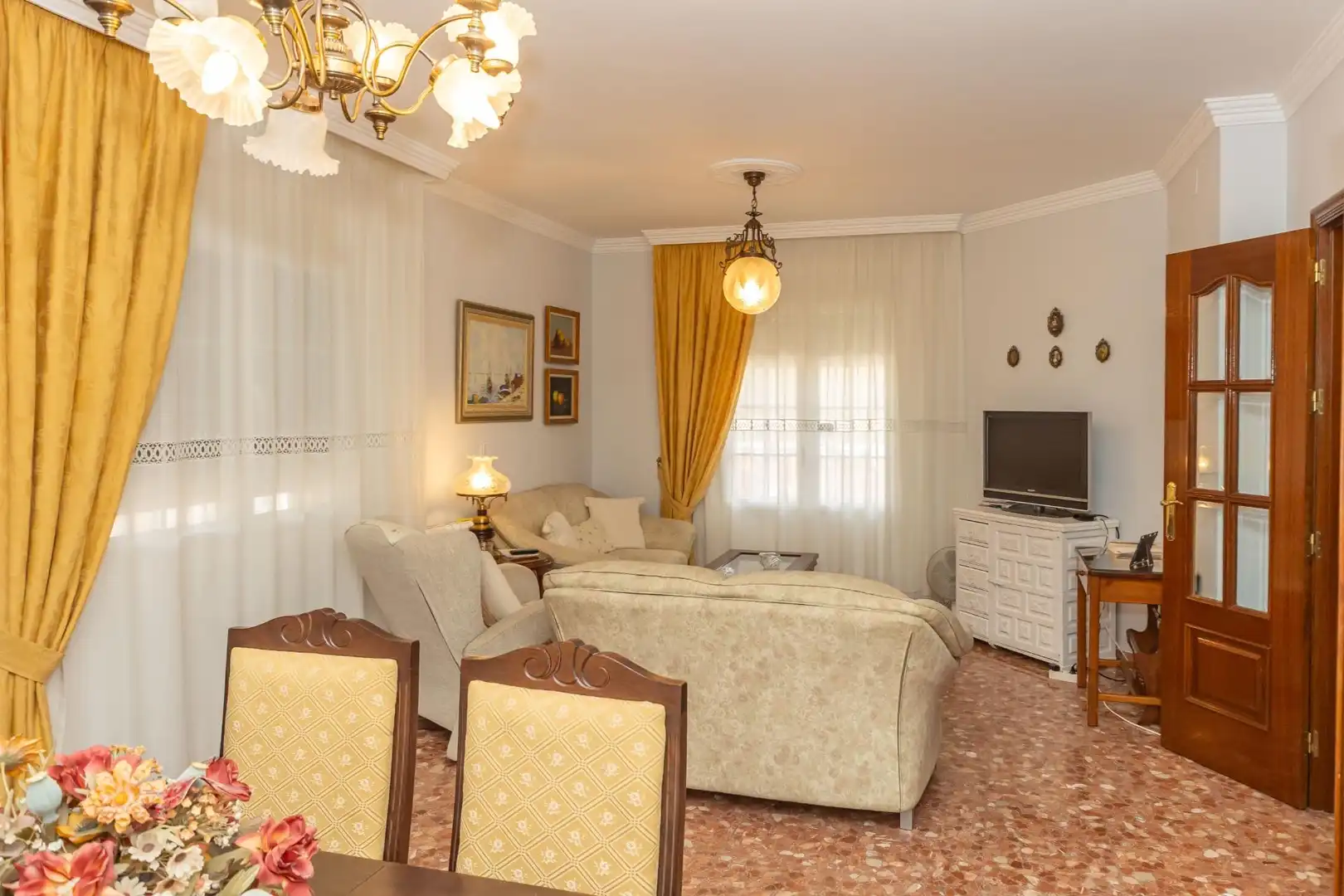 Living room of Houses for sale in Aldeire  with Air Conditioner, Heating and Balcony