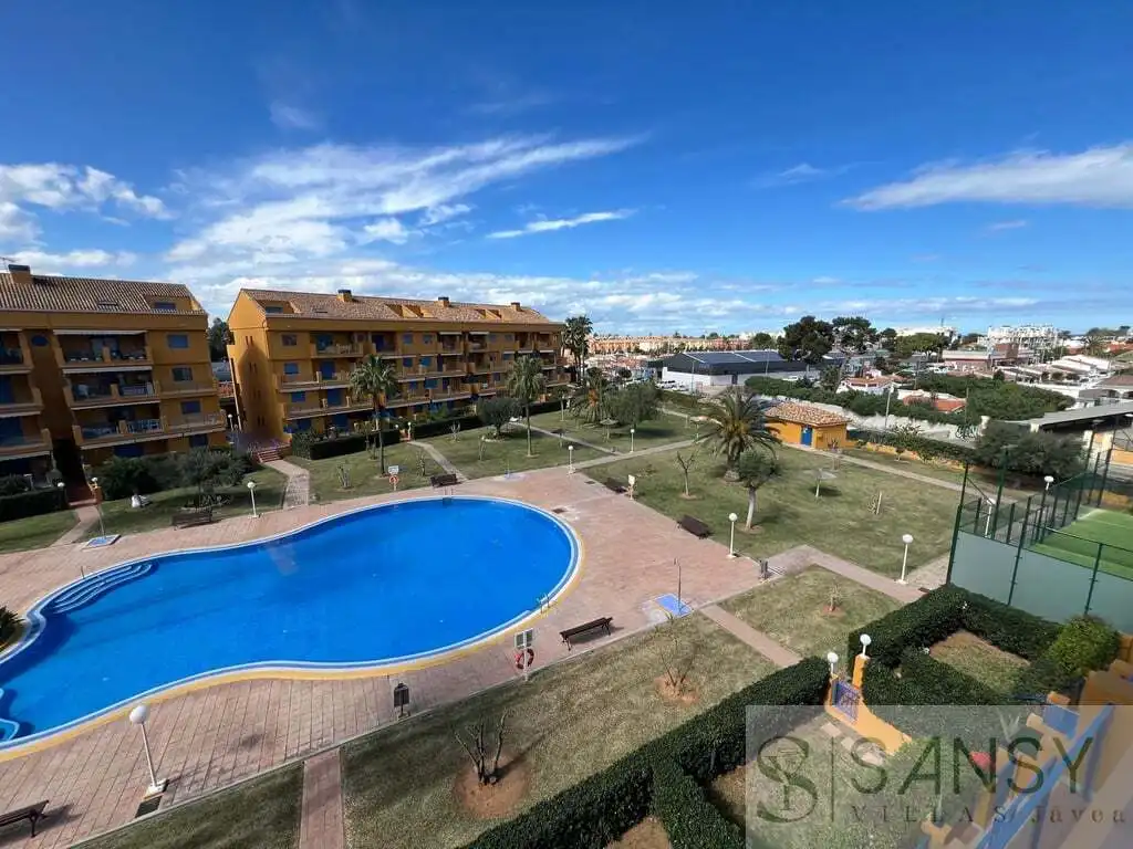 Swimming pool of Attic for sale in Dénia  with Air Conditioner, Storage room and Community pool