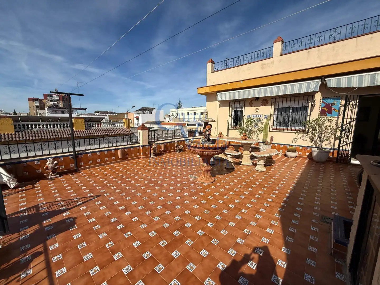Terrassa de Casa o xalet en venda en Dos Hermanas amb Aire condicionat, Calefacció i Terrassa