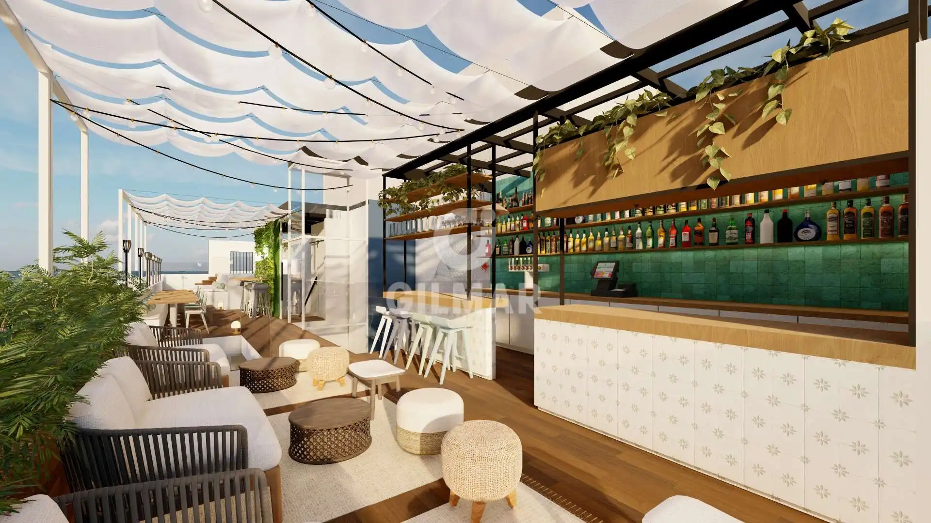 Terrasse von Fabrik Grundstücke zum Verkauf in Estepona