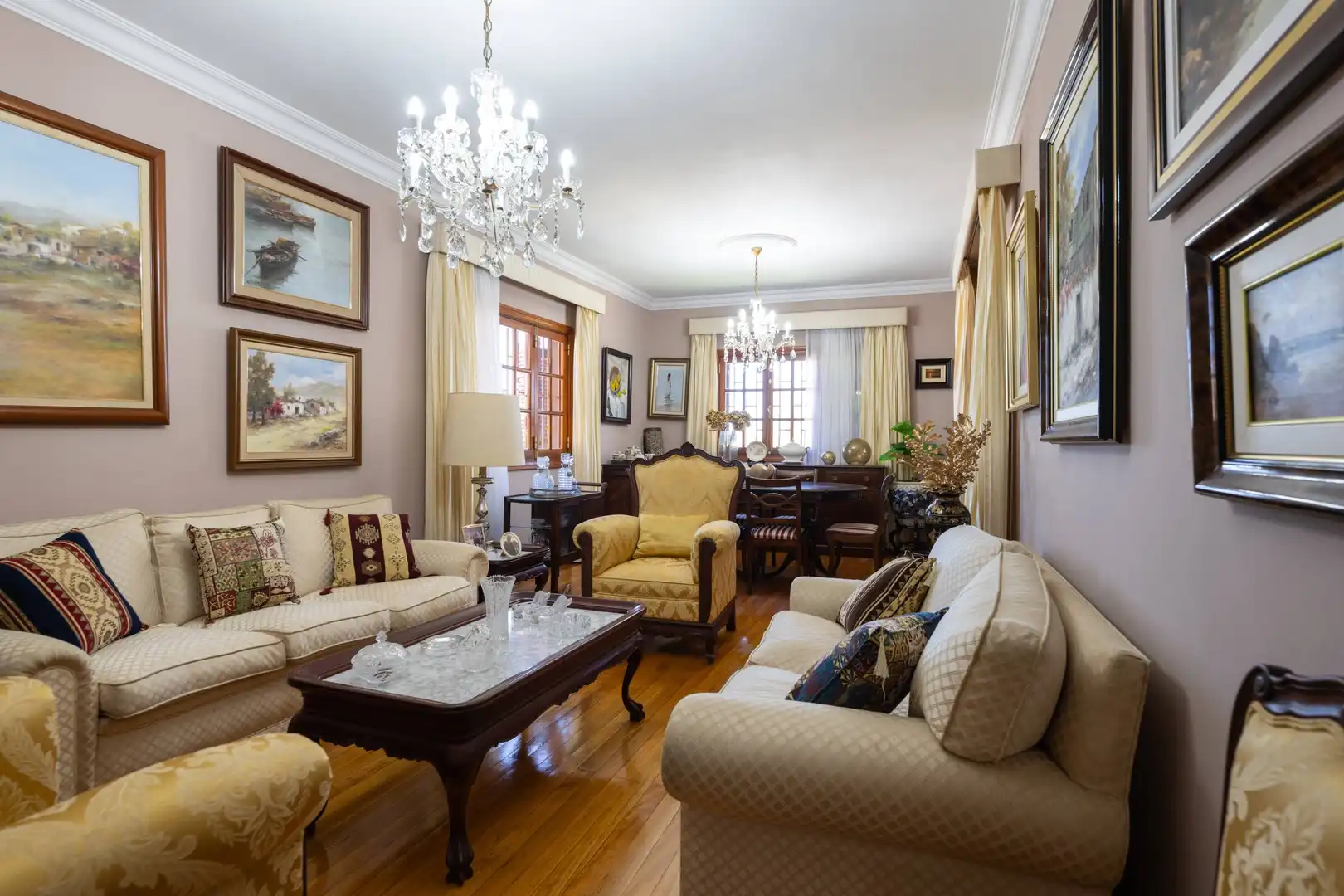 Sala de estar de Casa o chalet en venta en Santa Brígida con Jardín privado, Terraza y Trastero