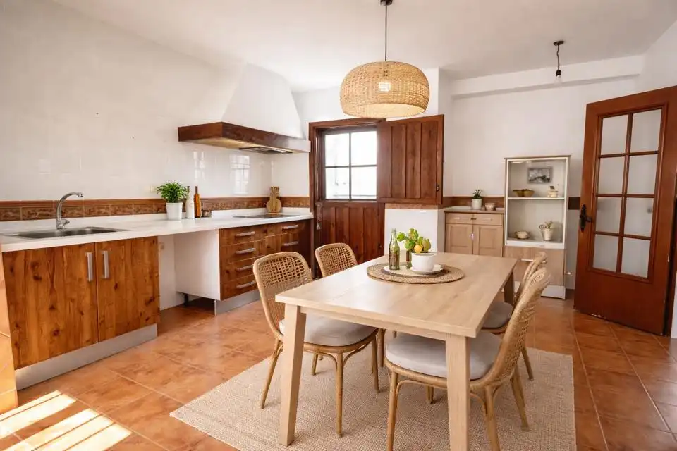 Cocina de Casa o chalet en venta en Almería con Jardín privado y Terraza
