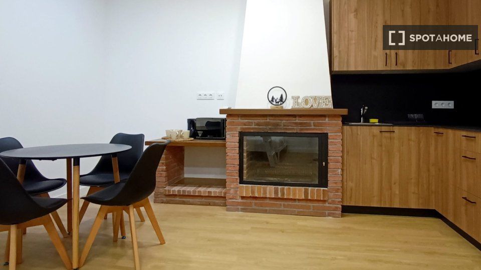 Cocina de Piso de alquiler en El Masnou con Aire acondicionado, Calefacción y Amueblado