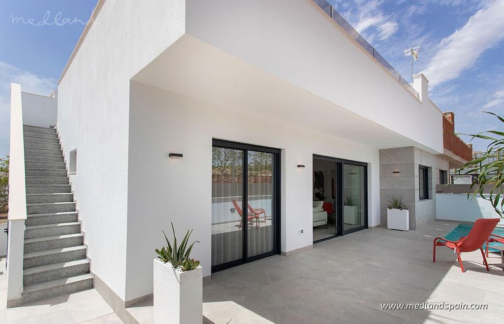 Terrace of Single-family semi-detached for sale in  Murcia Capital  with Private garden, Terrace and Swimming Pool