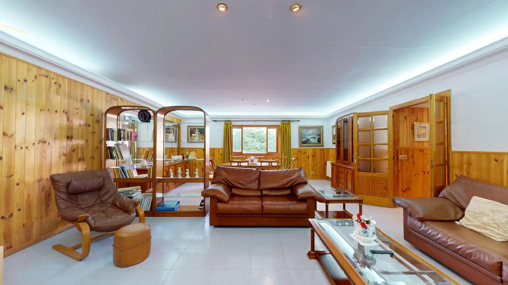 Wohnzimmer von Country house zum Verkauf in  Palma de Mallorca mit Klimaanlage, Heizung und Privatgarten