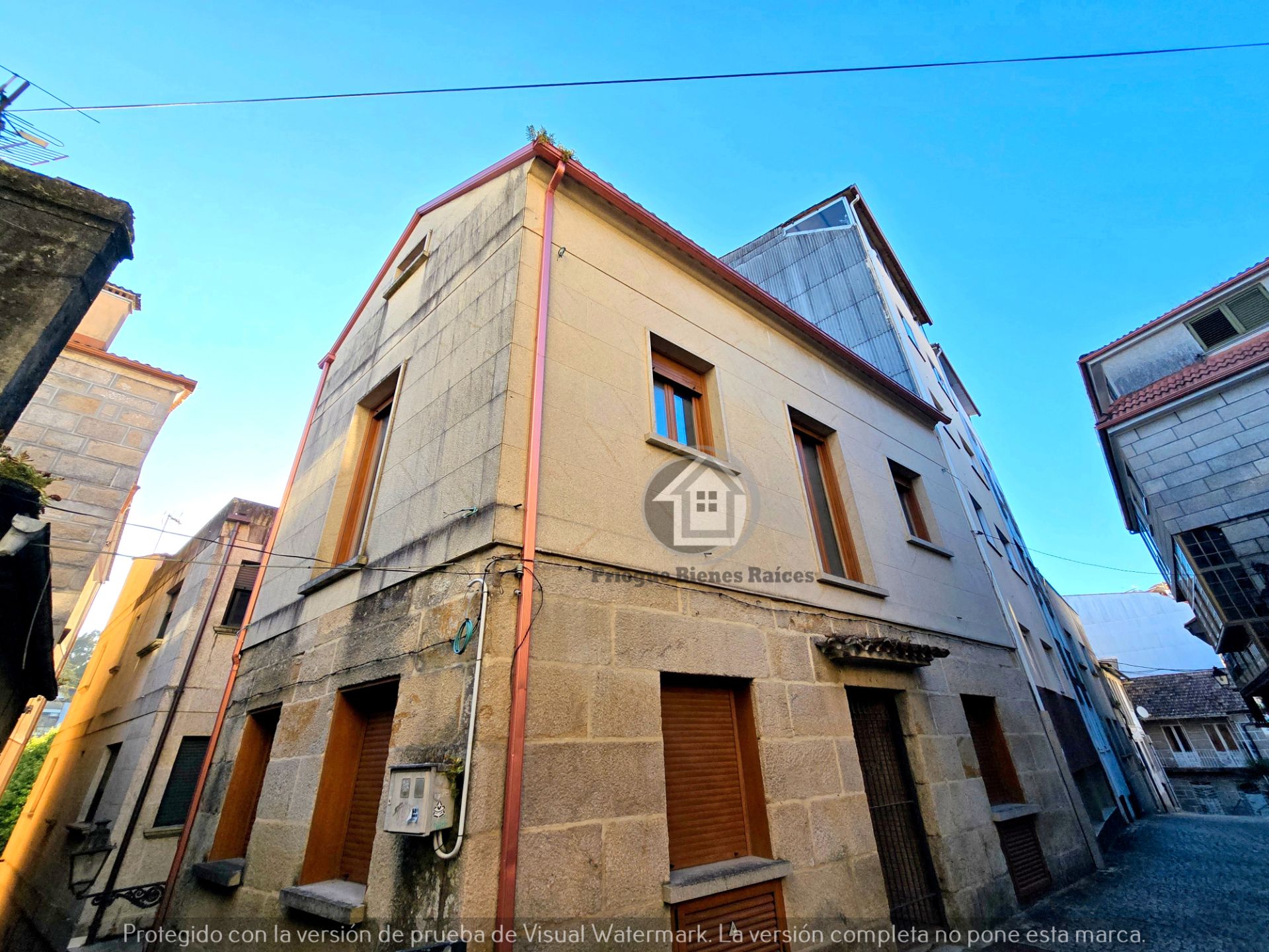 Exterior view of Single-family semi-detached for sale in Redondela  with Storage room