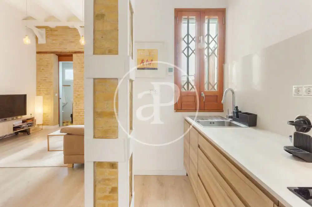 Küche von Wohnung zum Verkauf in Valencia mit Klimaanlage, Heizung und Terrasse