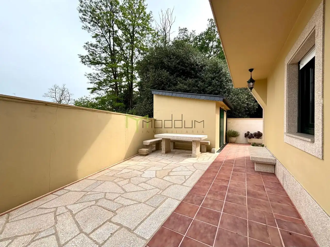 Terraza de Casa o chalet en venta en Ames con Calefacción, Jardín privado y Parquet