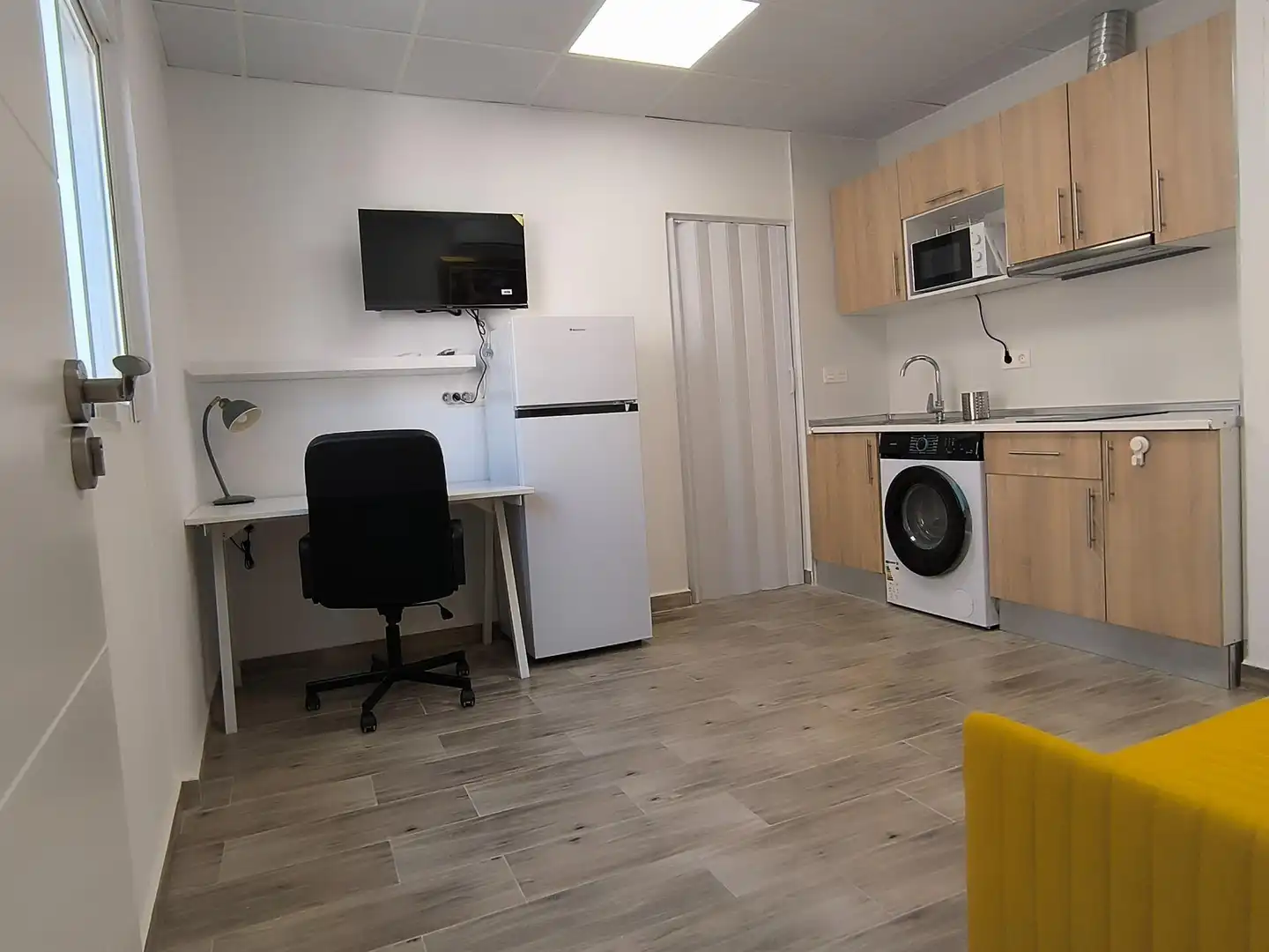 Cuina de Estudi de lloguer en Murcia amb Aire condicionat i Terrassa