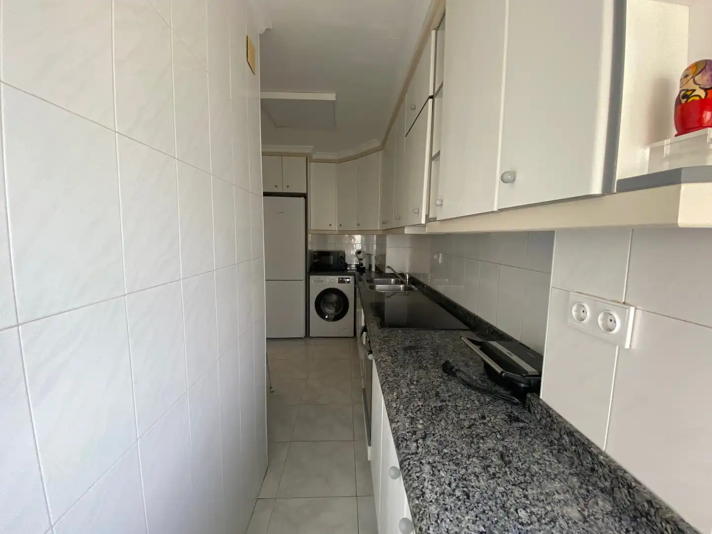 Cocina de Piso de alquiler en Alicante / Alacant con Aire acondicionado, Calefacción y Jardín privado