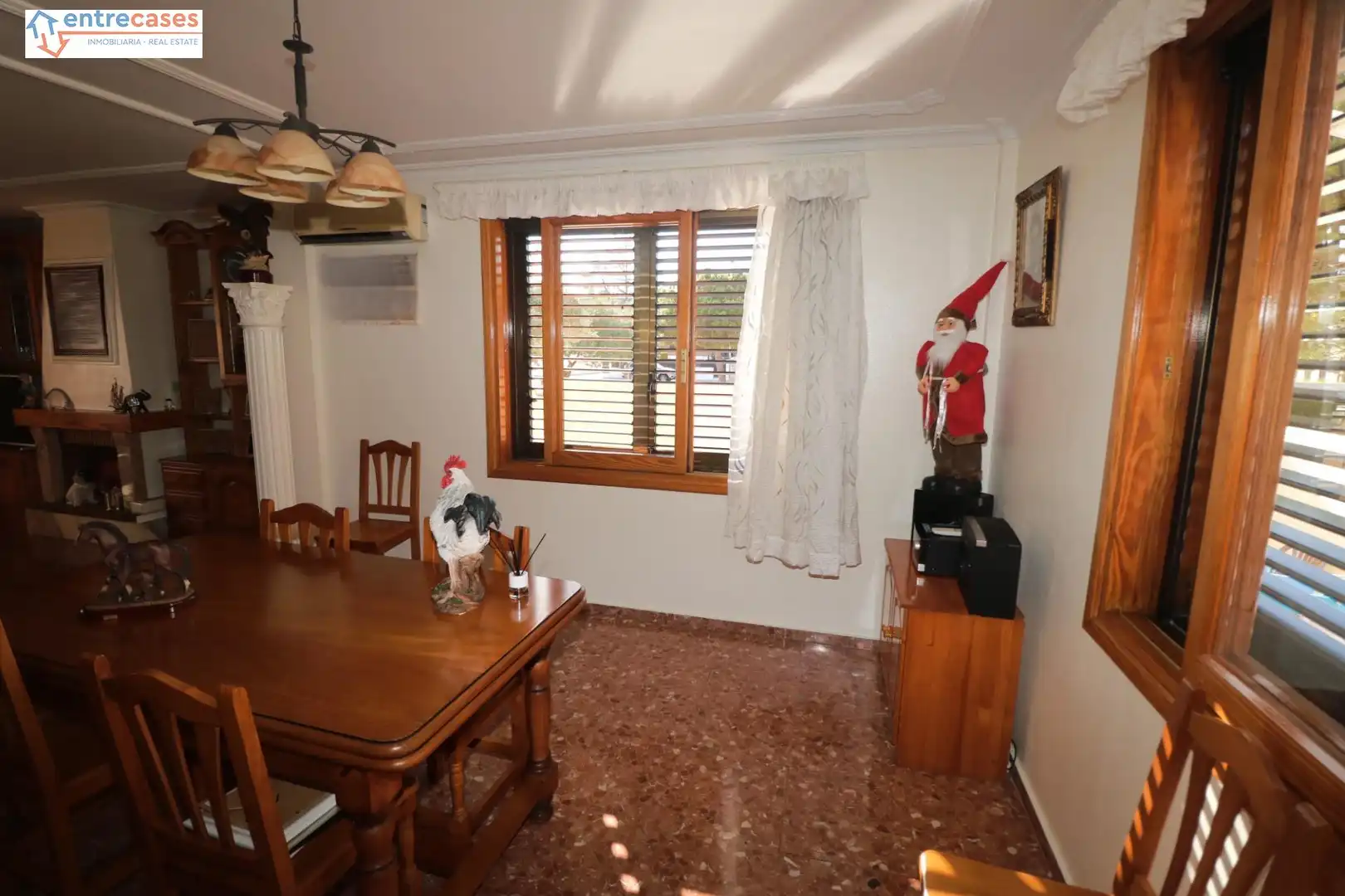 Dining room of Houses for sale in Sagunto / Sagunt  with Air Conditioner, Private garden and Terrace