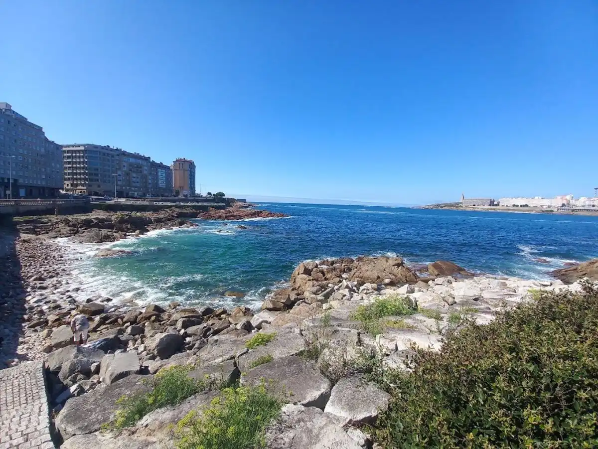 Exterior view of Flat for sale in A Coruña Capital   with Heating, Terrace and Storage room