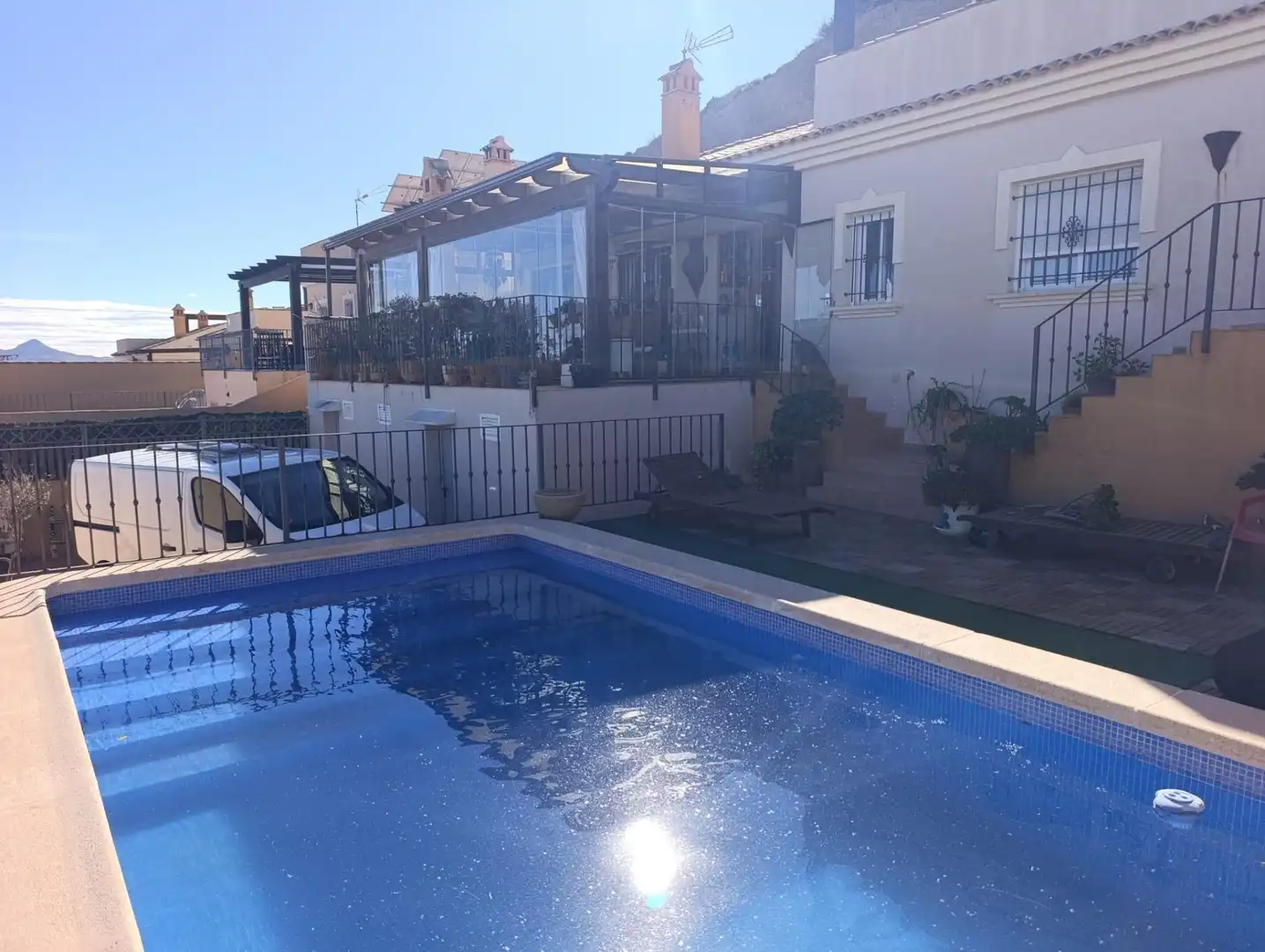 Swimming pool of Houses for sale in Cartagena  with Air Conditioner, Storage room and Swimming Pool