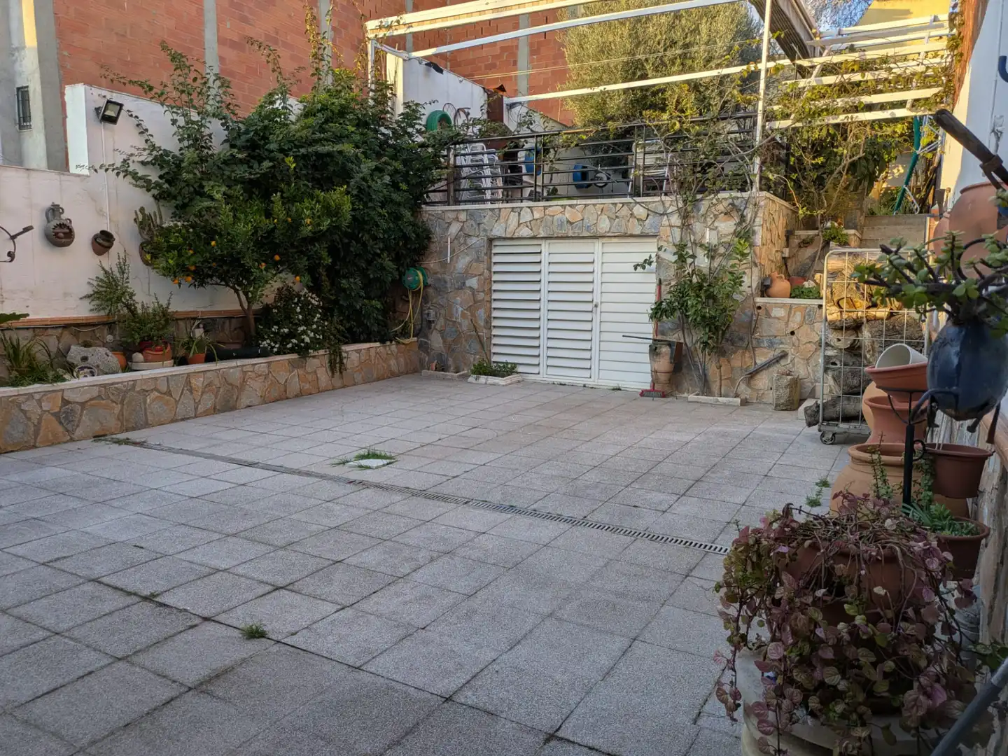 Terrasse von Haus oder Chalet zum Verkauf in Santa Coloma de Gramenet mit Klimaanlage, Heizung und Terrasse