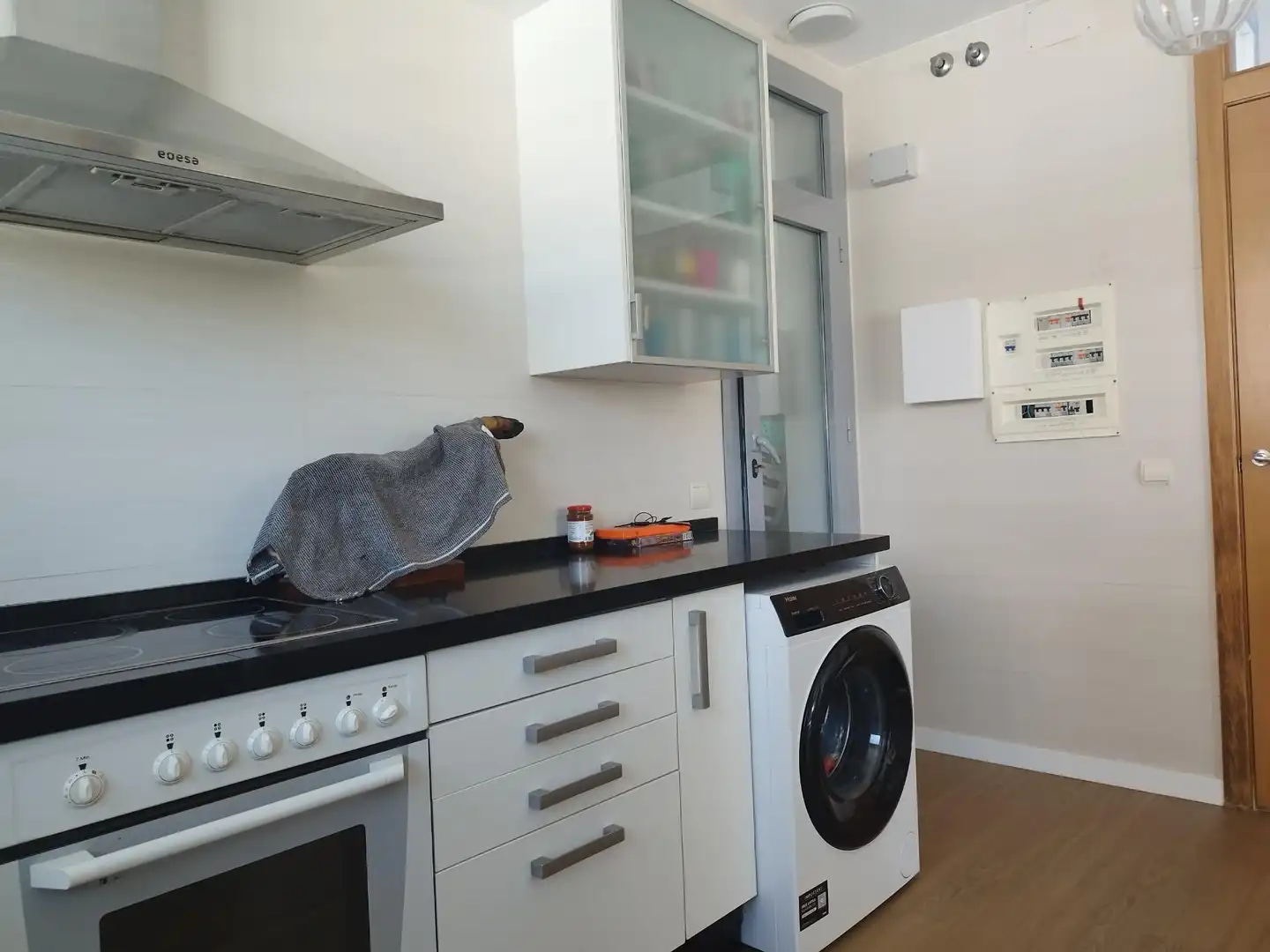Cocina de Casa o chalet de alquiler en Puerto Real con Aire acondicionado, Jardín privado y Piscina