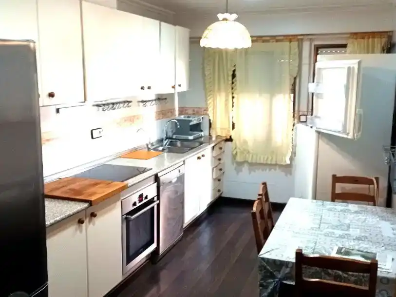 Kitchen of Flat for rent in Santa Pola  with Air Conditioner, Furnished and Balcony
