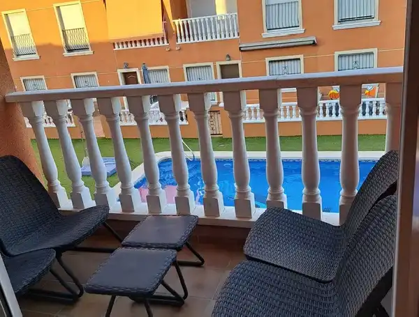 Terrasse von Maisonette zum Verkauf in Catral mit Klimaanlage, Privatgarten und Terrasse