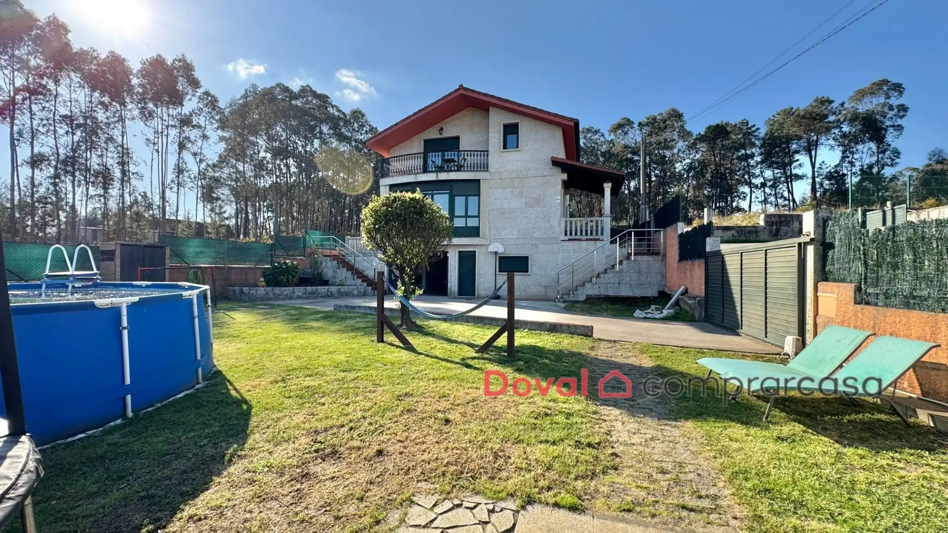 Vista exterior de Casa o xalet en venda en Salceda de Caselas amb Calefacció, Jardí privat i Terrassa