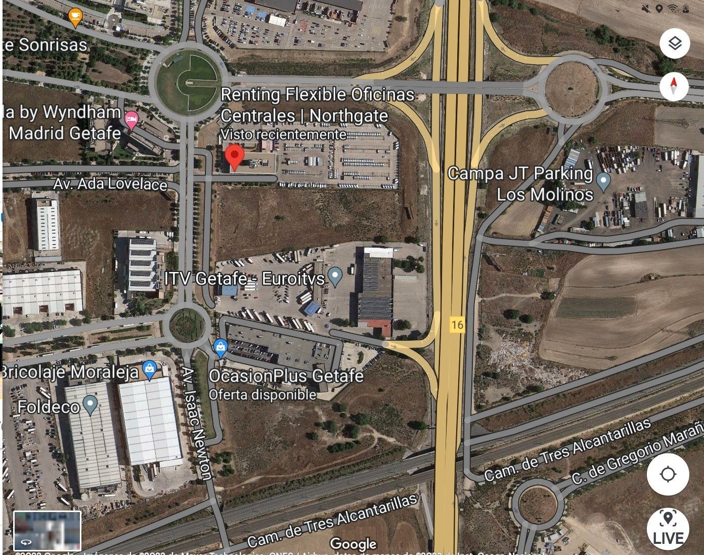Terreny industrial en venda en Getafe