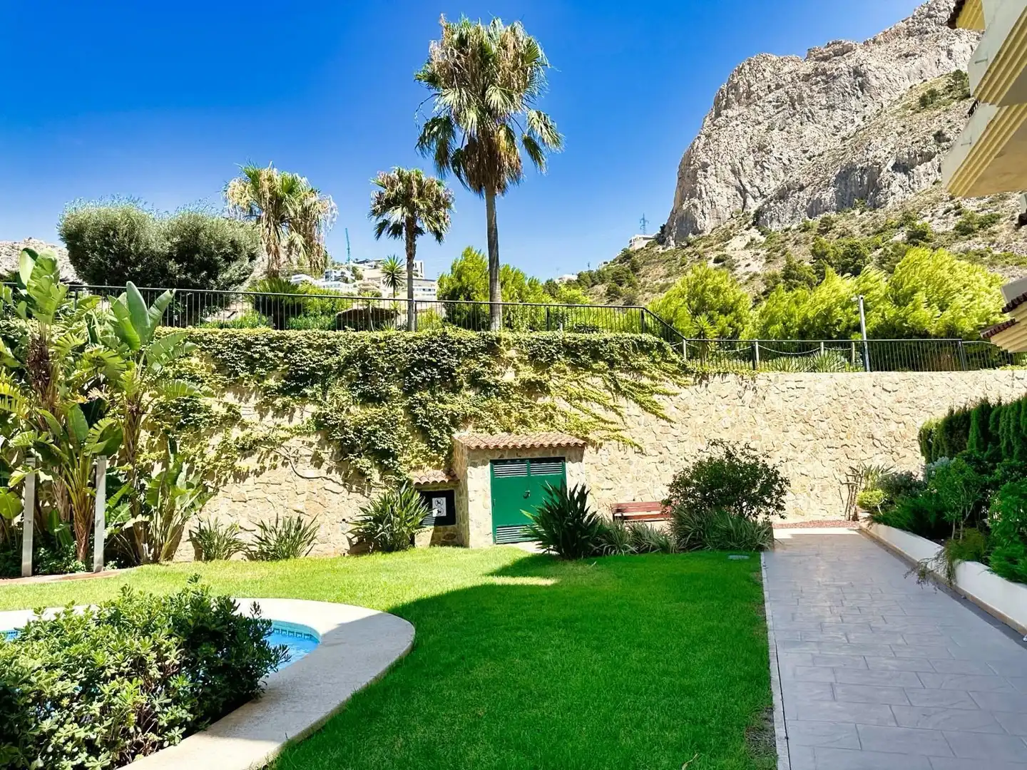 Garden of Flat for rent in Altea  with Air Conditioner, Heating and Storage room