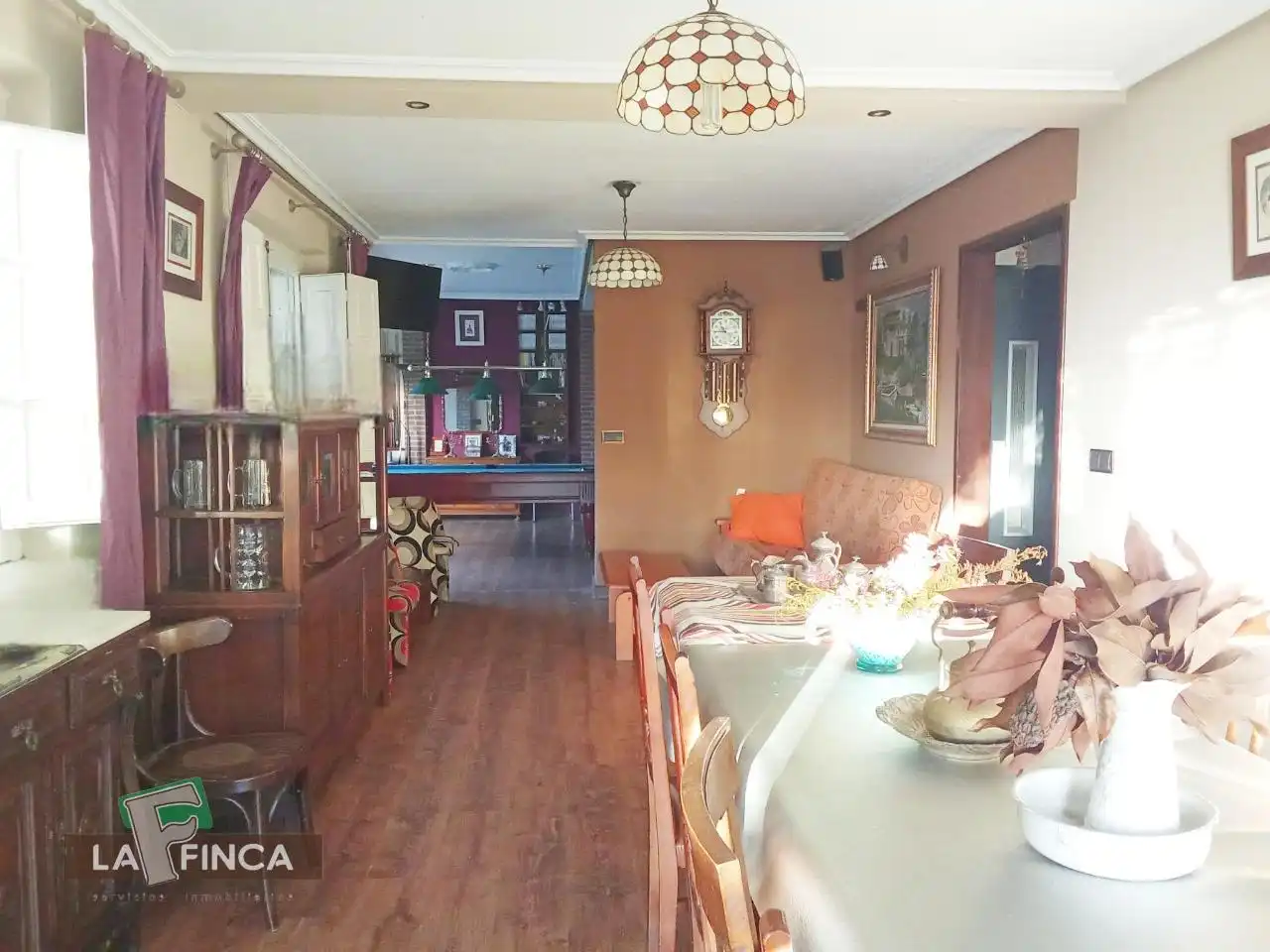 Dining room of Houses for sale in Muros de Nalón  with Heating, Parquet flooring and Terrace