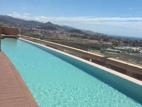 Piscina de Pis de lloguer en Málaga Capital amb Aire condicionat, Calefacció i Terrassa