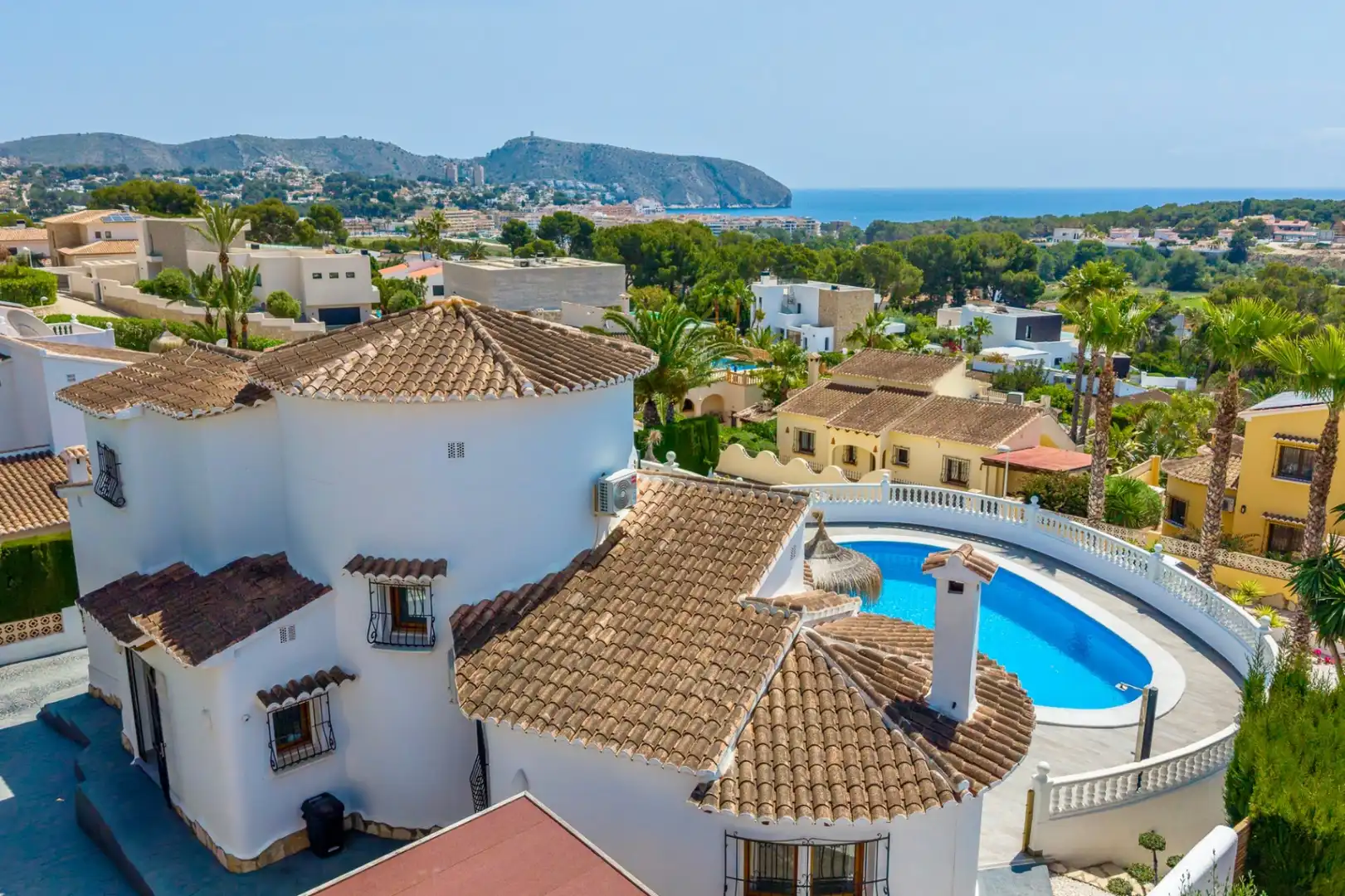 Außenansicht von Haus oder Chalet zum Verkauf in Moraira