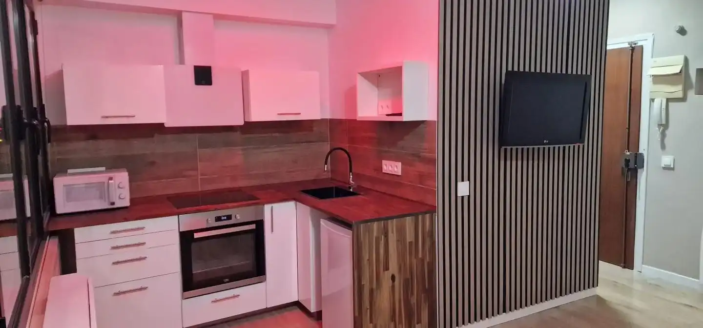 Kitchen of Study for rent in Barcelona  with Heating and Furnished