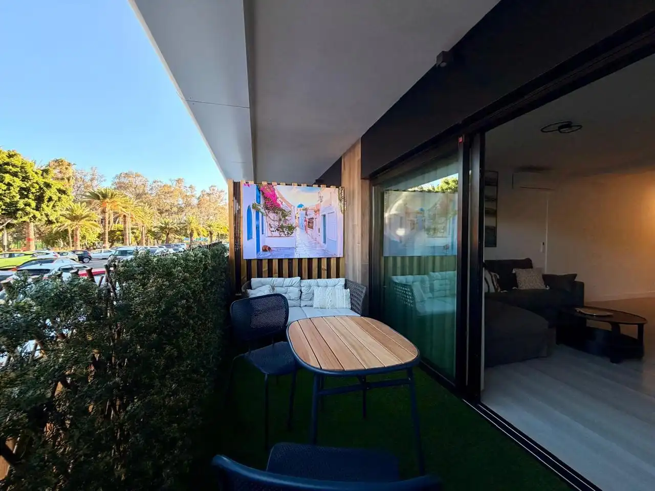 Terrace of Flat for rent in Mogán  with Air Conditioner, Terrace and Furnished