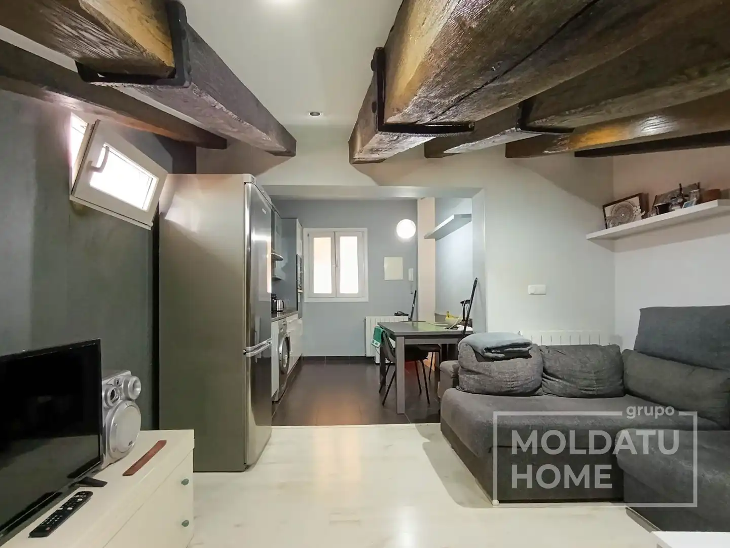 Sala de estar de Piso en venta en Irun  con Calefacción y Amueblado