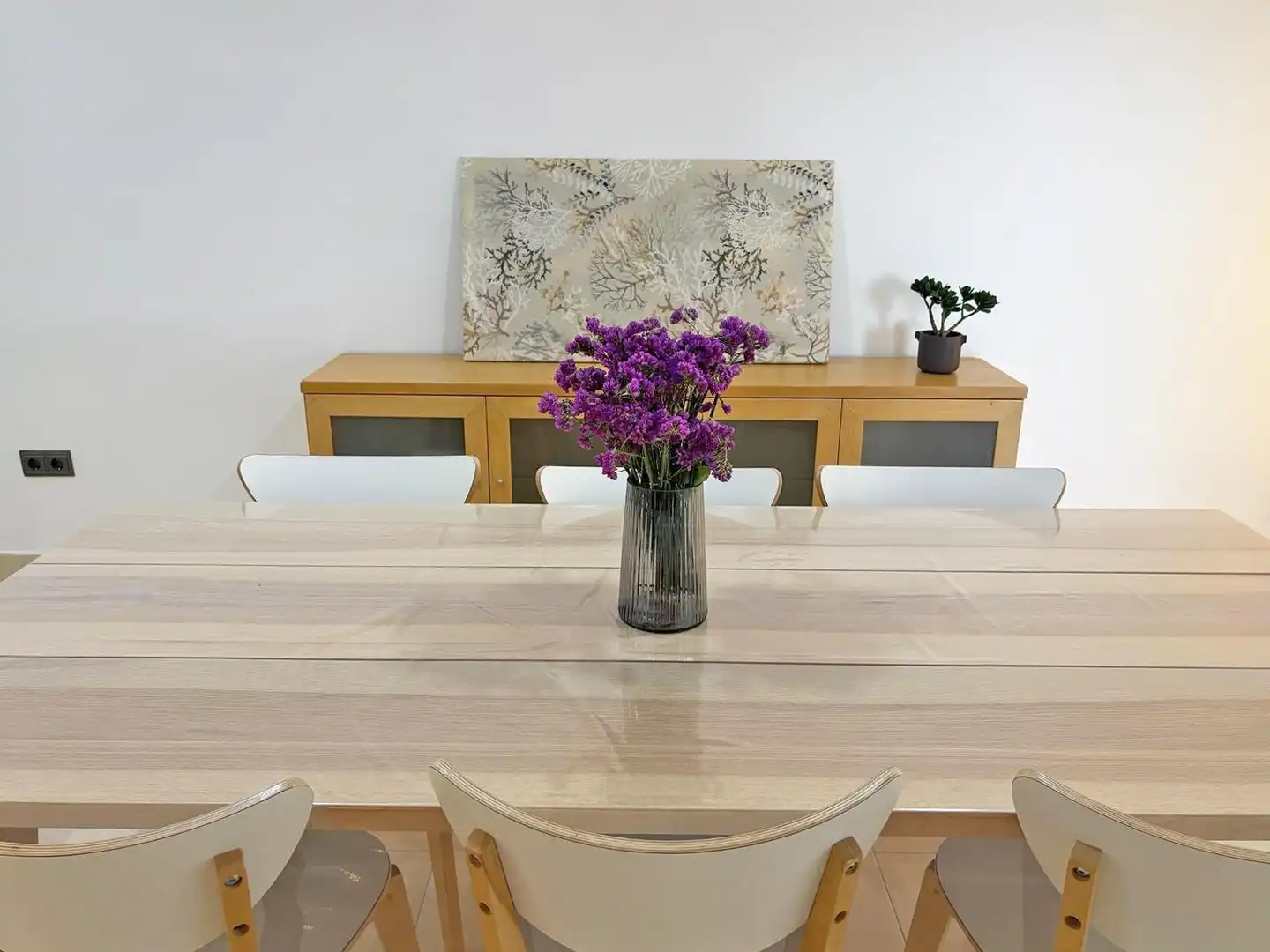 Dining room of Flat for rent in Santa Pola  with Heating, Terrace and Furnished