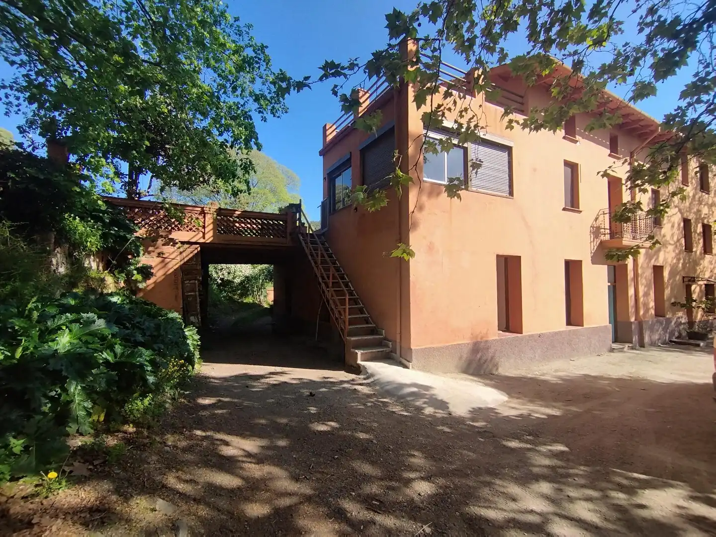 Vista exterior de Finca rústica en venda en Sant Esteve de Palautordera