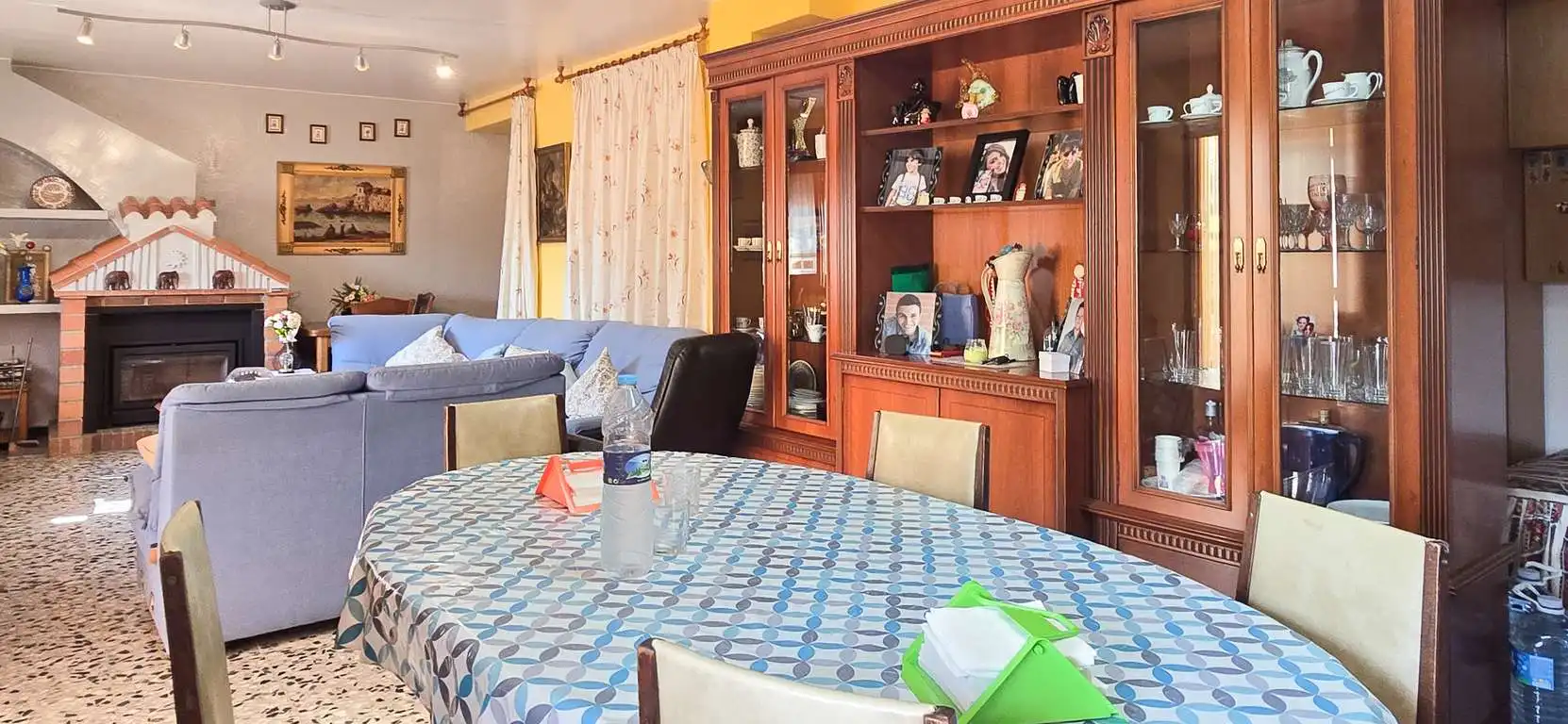 Esszimmer von Haus oder Chalet zum Verkauf in Sant Miquel de Fluvià mit Terrasse und Möbliert