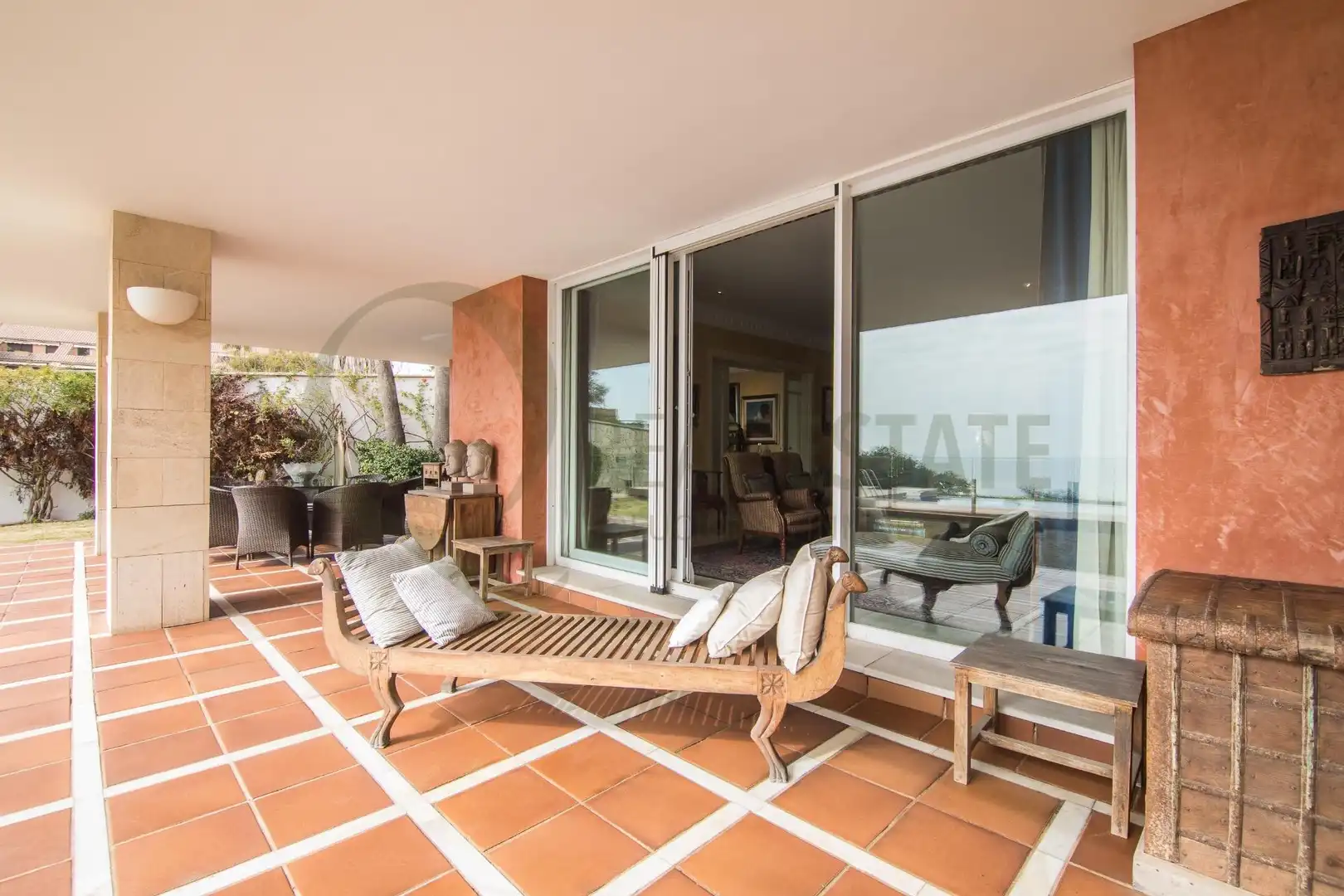 Terrassa de Casa o xalet en venda en Alicante / Alacant amb Calefacció, Jardí privat i Terrassa