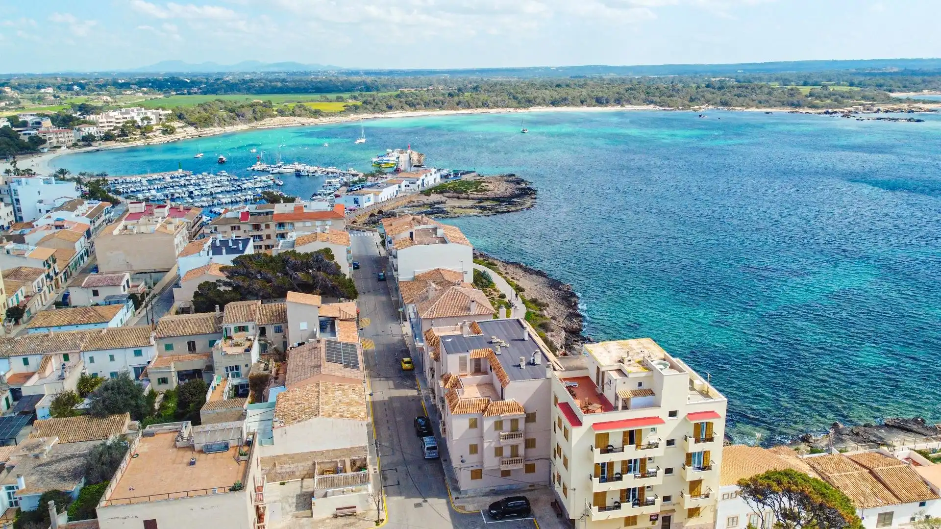 Vista exterior de Piso en venta en Ses Salines con Aire acondicionado, Calefacción y Terraza
