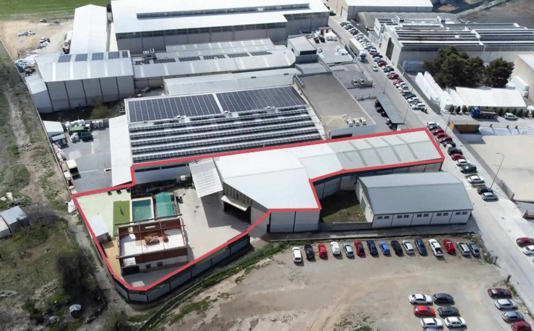 Vista exterior de Nau industrial en venda en Alcalá la Real amb Alarma