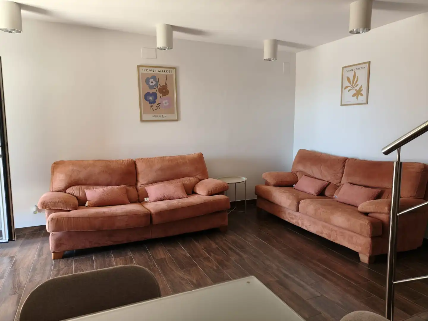 Living room of Houses for rent in Castellón de la Plana / Castelló de la Plana  with Air Conditioner, Heating and Private garden