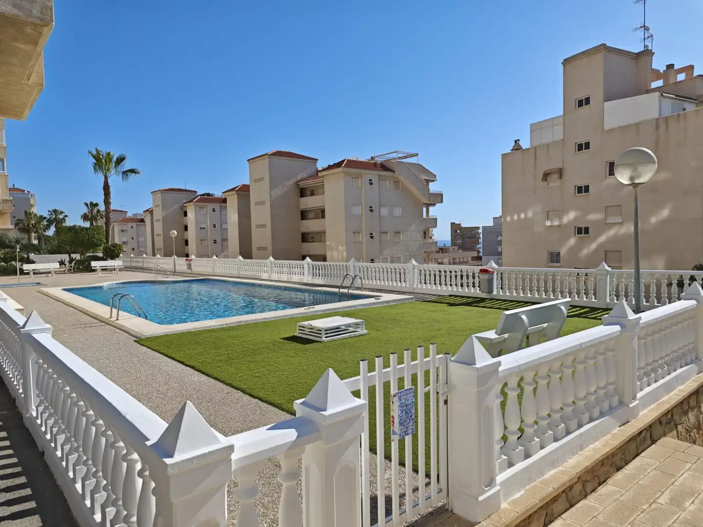 Piscina de Piso de alquiler en Elche / Elx con Amueblado y Piscina comunitaria