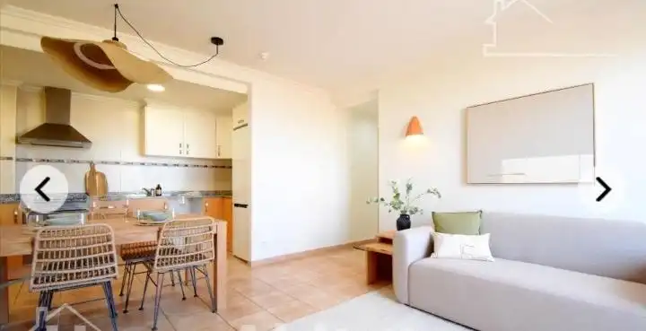 Sala d'estar de Apartament en venda en Pedreguer amb Aire condicionat, Terrassa i Moblat