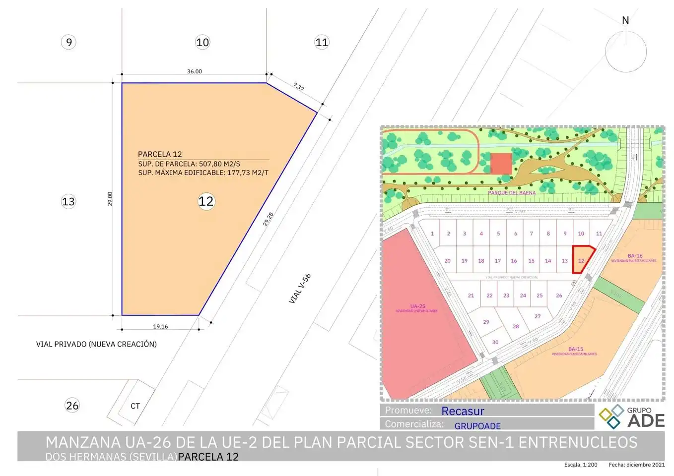 Residencial en venta en Dos Hermanas