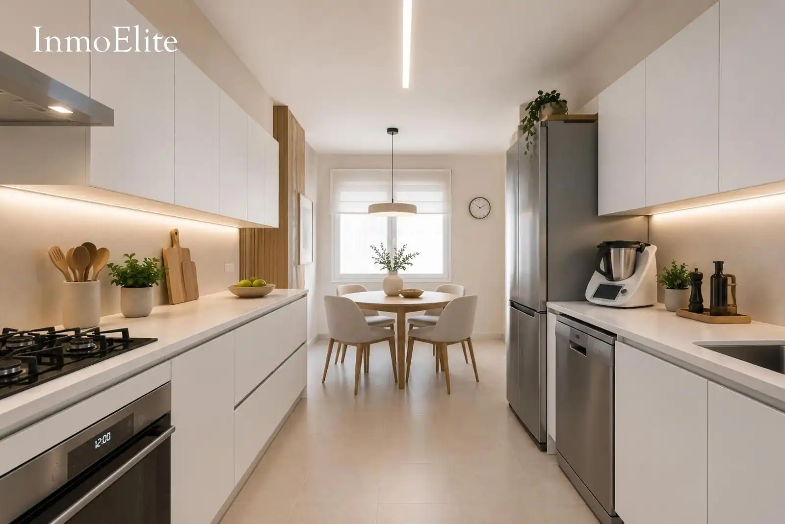 Küche von Wohnung zum Verkauf in Madrid mit Heizung, Parkett und Terrasse