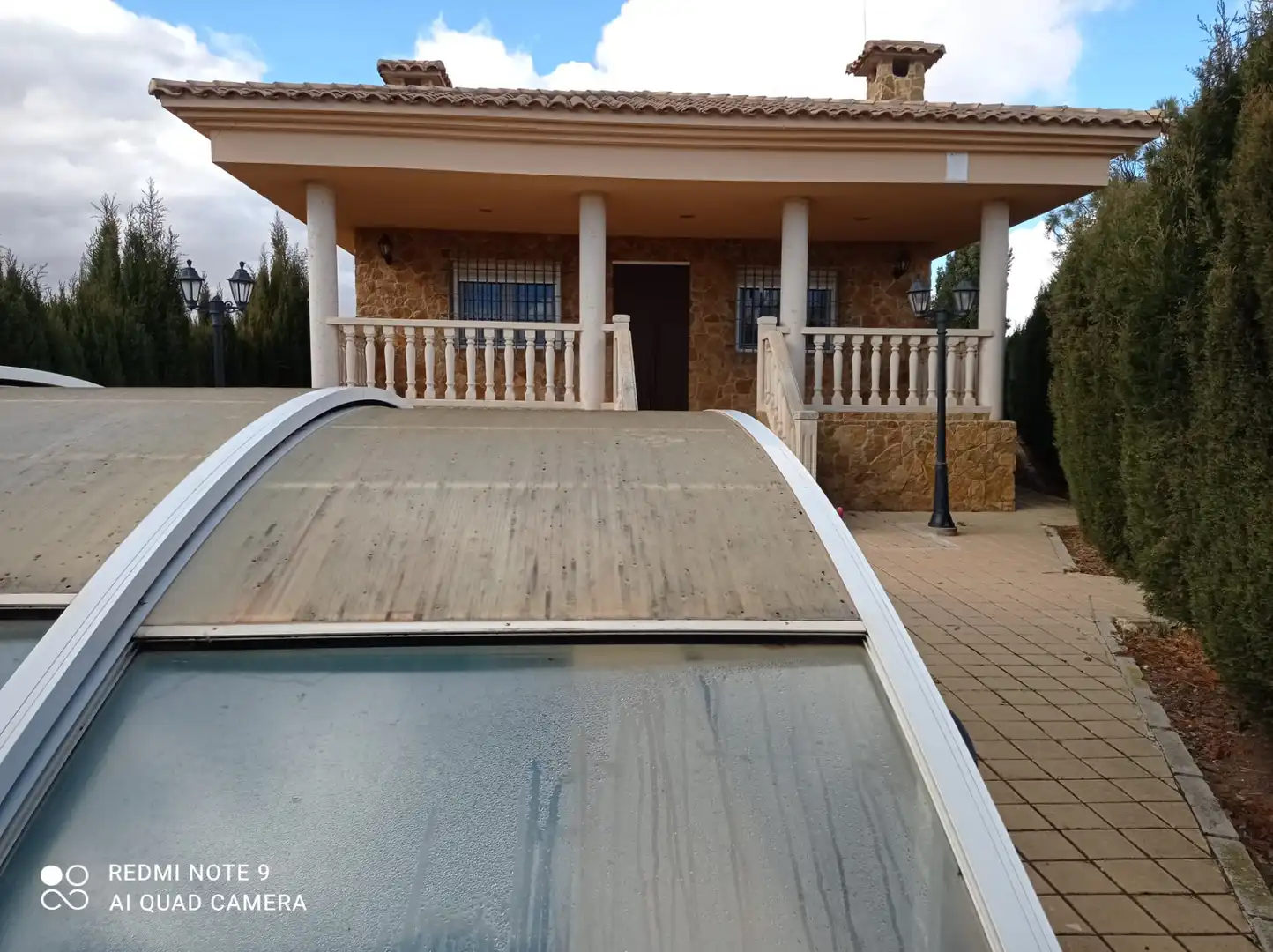 Vista exterior de Finca rústica en venta en Pétrola con Aire acondicionado, Calefacción y Jardín privado