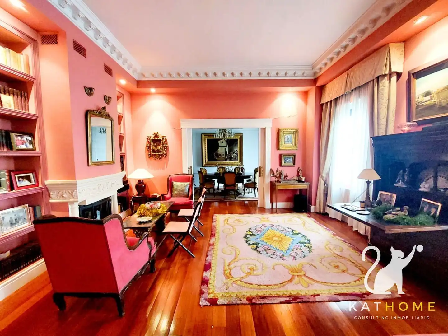 Sala de estar de Piso en venta en Salamanca con Jardín privado y Parquet